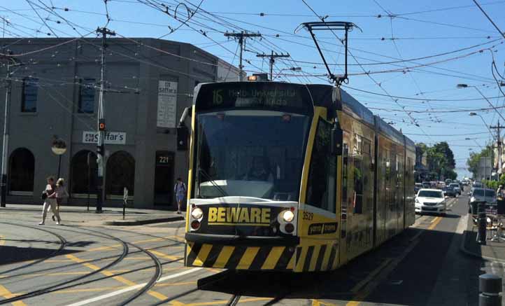 Yarra Trams Siemens Combino Rhino 3529